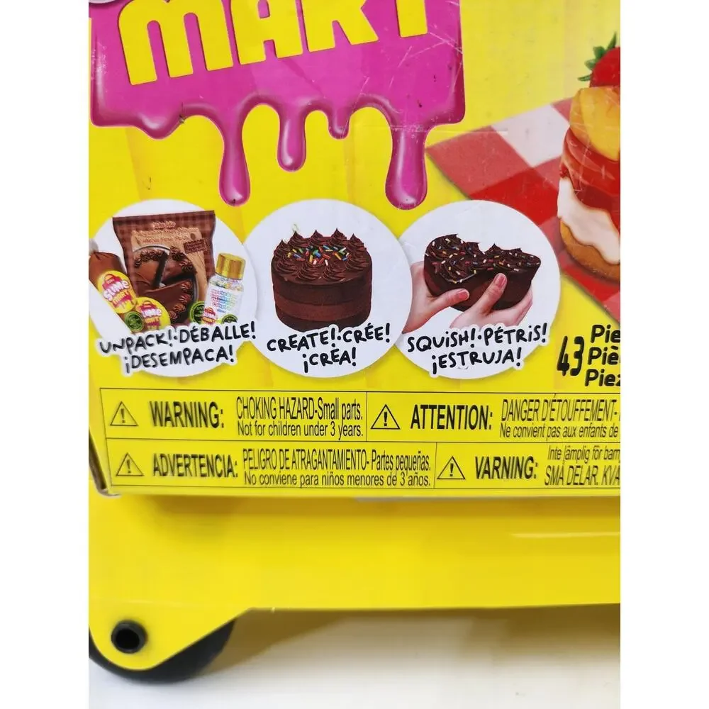 ZURU Slime Mart Slime Kit w/ Shopping Cart Kids Craft Set Complete Sealed Costco